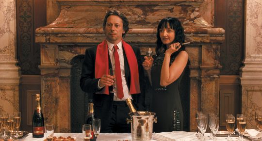 Mathieu Amalric y Maria de Medeiros en Le fils de Joseph.