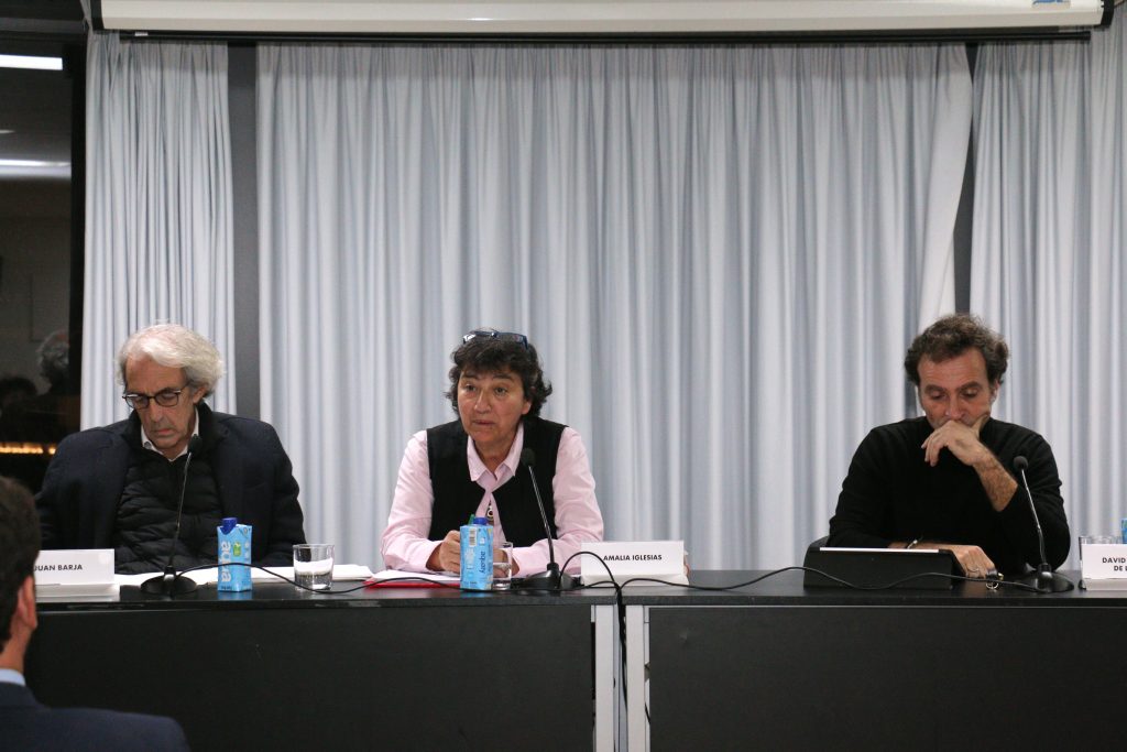 Jornada 2 del Congreso La larga sombra de Orfeo, con Juan Barja, Amalia Iglesias y David Hernández de la Fuente.