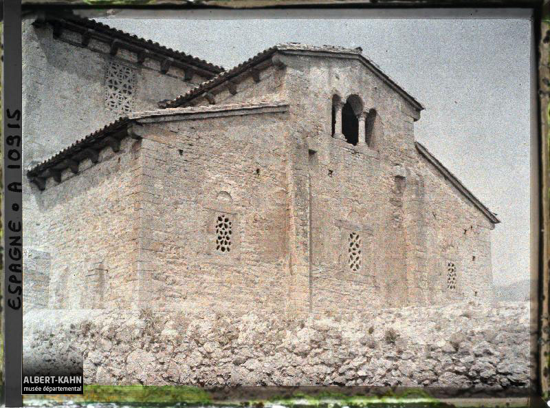 Espagne, Oviedo, L'Abside Romane de la vieille Eglise de Santullano