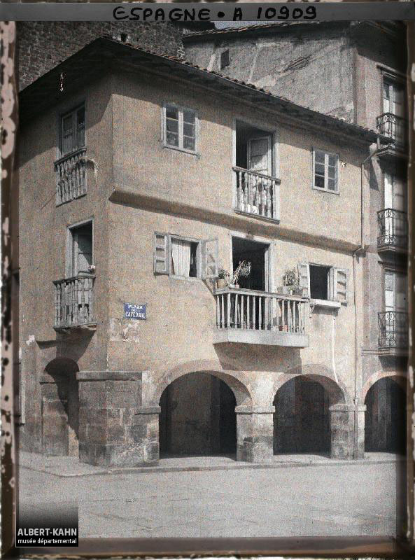 Espagne, Oviedo, L'une des vieilles maisons de la place de la Cathédrale