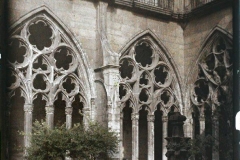 Espagne, Oviedo, Le cloître Gothique de la Cathédrale