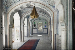 Indes, Jaipur, Mosquée, vue intérieure