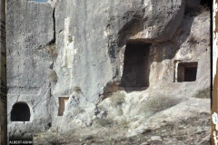 Syrie, Sour (Tyr), Grottes sépulcrales phéniciennes, route de Saïda à Sour, ensemble des grottes sépulcrales