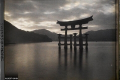 Japon, Mer intérieure, Itsukushima, Miyagima, Le tori - le soir