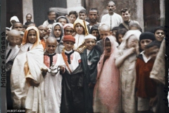 Maroc, Safi, Groupe dans la rue