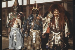 Japon, Tokyo, Costumes de Nô - différents costumes employés dans le classique Nô
