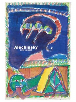 Pierre Alechinsky sobre papel