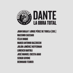 Dante. La obra total | Juan Barja y Jorge Pérez de Tudela (eds.)