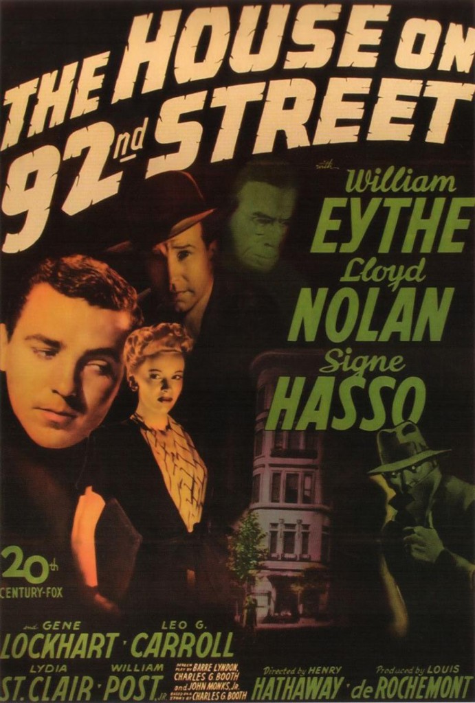 Cartel de la película La casa de la calle 92