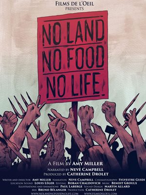 No land no food no life