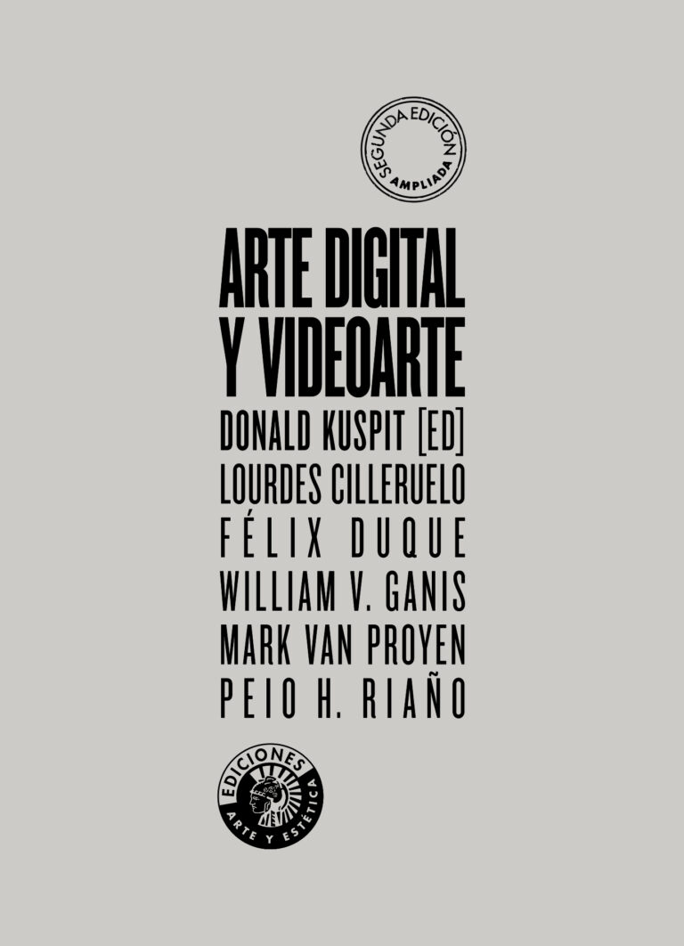 Cubierta del libro "Arte digital y videoarte" de Donald Kuspit.