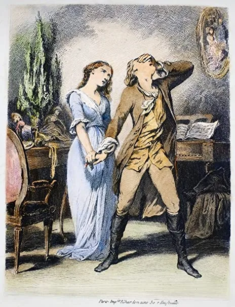 Werther's suicide for love—in line with much of the previous European literature and expanding the previously established connection between melancholy and suicide—however became an archetype for later generations, especially for Romanticism (Minois, 1995, 298)