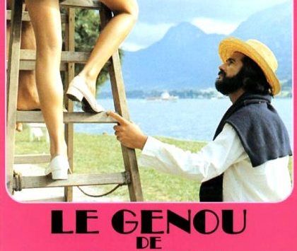 Cartel de la película de Éric Rohmer "La rodilla de Clara"