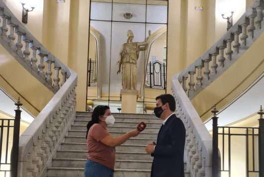 Valerio Rocco Lozano ofrece un avance de temporada a Buenos Días de Onda Madrid después de finalizar las obras de restauración de la fachada.