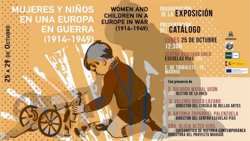 Mujeres y niños en una Europa en guerra (1914-1949) | Inauguración y presentación del catálogo